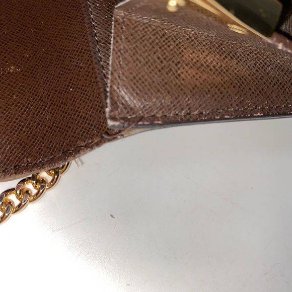 AUTHENTIC Louis Vuitton Damier Azur Wallet on Chain - Picture 15 of 15